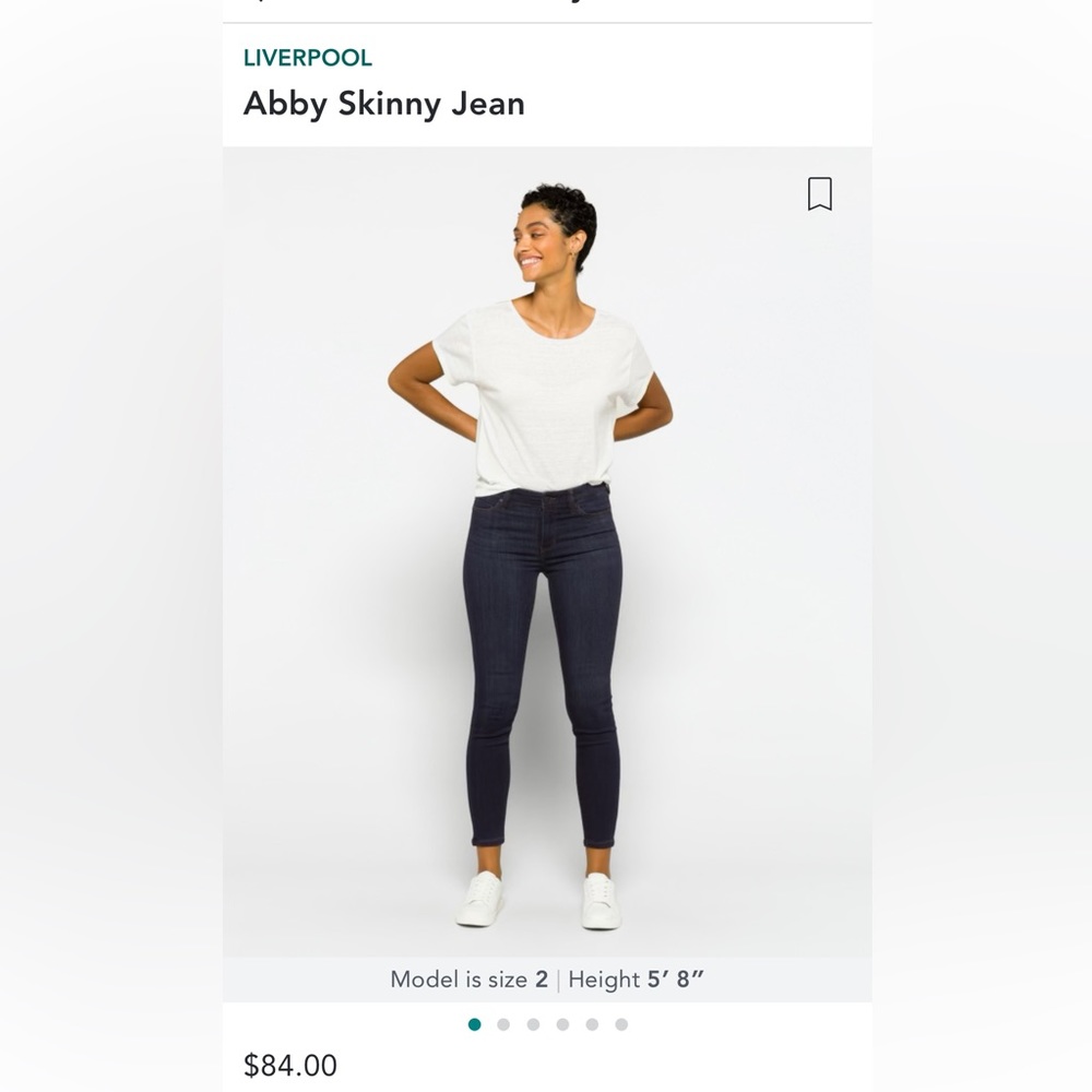 Liverpool Abby stretch skinny jeans size 12